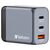 Зарядний пристрій Verbatim GaN 65 W 3 ports (2xUSB-C-65 W /USB-A -3.0) (32201) Зарядний пристрій Verbatim GaN 65 W 3 ports (2xUSB-C-65 W /USB-A -3.0) (32201)