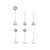 Настольная лампа Kite Cloudy Bunny LED с аккумулятором, розовая (K24-493-1-2), изображение 5 Настольная лампа Kite Cloudy Bunny LED с аккумулятором, розовая (K24-493-1-2), изображение 5