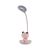 Настольная лампа Kite Froggy LED с аккумулятором, розовая (K24-492-3-2), изображение 2 Настольная лампа Kite Froggy LED с аккумулятором, розовая (K24-492-3-2), изображение 2
