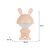 Ночник Kite Светильник LED с аккумулятором Dreamy Bunny, персиковый (K25-315-1-4), изображение 6 Ночник Kite Светильник LED с аккумулятором Dreamy Bunny, персиковый (K25-315-1-4), изображение 6