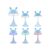 Ночник Kite Светильник LED с аккумулятором Simple Bunny, голубой (K25-317-1-3), изображение 4 Ночник Kite Светильник LED с аккумулятором Simple Bunny, голубой (K25-317-1-3), изображение 4