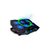 Подставка для ноутбука IceCoorel 10-17", 6*70mm 1800 RPM, 2*USB, + LCD, 365*297*30mm, Black (K8), изображение 4 Подставка для ноутбука IceCoorel 10-17", 6*70mm 1800 RPM, 2*USB, + LCD, 365*297*30mm, Black (K8), изображение 4