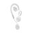 Пошукова система Canyon OnTag 1 Anti-Lost Smart Tracker iOS White 4-pack (CNE-4XPT01SW), зображення 6 Пошукова система Canyon OnTag 1 Anti-Lost Smart Tracker iOS White 4-pack (CNE-4XPT01SW), зображення 6