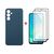 Чехол для мобильного телефона Dengos Samsung Galaxy A16 Carbon + glass 2pcs (Blue) (DG-CTG2P-07) Чехол для мобильного телефона Dengos Samsung Galaxy A16 Carbon + glass 2pcs (Blue) (DG-CTG2P-07)