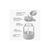 Бутылка для воды Buydeem DG78 800 мл Oats White (DG78-OW), изображение 7 Бутылка для воды Buydeem DG78 800 мл Oats White (DG78-OW), изображение 7