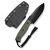 Нож Sencut Toxodon, Green G10, Darkwash (S24036-2), изображение 3 Нож Sencut Toxodon, Green G10, Darkwash (S24036-2), изображение 3