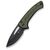 Нож Sencut Squiggy, Black/Green G10, Darkwash (S24082A-2), изображение 2 Нож Sencut Squiggy, Black/Green G10, Darkwash (S24082A-2), изображение 2