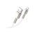 Дата кабель USB 2.0 AM to Lightning 2.0m Cafule Series Metal 2.4A White Baseus (CALJK-B02), изображение 4 Дата кабель USB 2.0 AM to Lightning 2.0m Cafule Series Metal 2.4A White Baseus (CALJK-B02), изображение 4