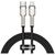 Дата кабель USB-C to Lightning 1.0m Cafule Metal PD 20W black Baseus (CATLJK-A01) Дата кабель USB-C to Lightning 1.0m Cafule Metal PD 20W black Baseus (CATLJK-A01)