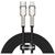 Дата кабель USB-C to Lightning 2.0m Cafule Metal PD 20W black Baseus (CATLJK-B01) Дата кабель USB-C to Lightning 2.0m Cafule Metal PD 20W black Baseus (CATLJK-B01)