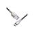 Дата кабель USB 2.0 AM to USB-C 1.0m Cafule Metal 66W black Baseus (CAKF000101), изображение 8 Дата кабель USB 2.0 AM to USB-C 1.0m Cafule Metal 66W black Baseus (CAKF000101), изображение 8