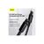 Дата кабель USB-C to Lightning 2.0m Tungsten Gold Fast Charging, PD 20W black Baseus (CATLWJ-A01), изображение 11 Дата кабель USB-C to Lightning 2.0m Tungsten Gold Fast Charging, PD 20W black Baseus (CATLWJ-A01), изображение 11