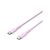 Дата кабель USB-C to USB-C 1.0m OnWire 60CL C-C 60W COLOR Braided 1m Pink Canyon (CND-CCAP60AB10PK), изображение 2 Дата кабель USB-C to USB-C 1.0m OnWire 60CL C-C 60W COLOR Braided 1m Pink Canyon (CND-CCAP60AB10PK), изображение 2