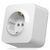 Розетка Videx BINERA IP20 наружная 1ая с заземлением белая (VF-BNS21G-W) Розетка Videx BINERA IP20 наружная 1ая с заземлением белая (VF-BNS21G-W)