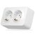 Розетка Videx BINERA IP20 наружная 2ая с заземлением белая (VF-BNS22G-W) Розетка Videx BINERA IP20 наружная 2ая с заземлением белая (VF-BNS22G-W)