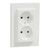 Розетка Schneider Electric ASFORA без заземления двойная белая (EPH9700121), изображение 2 Розетка Schneider Electric ASFORA без заземления двойная белая (EPH9700121), изображение 2