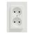 Розетка Schneider Electric ASFORA без заземления двойная белая (EPH9700121) Розетка Schneider Electric ASFORA без заземления двойная белая (EPH9700121)