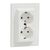 Розетка Schneider Electric ASFORA с заземлением двойная белая 16А (EPH9900121), изображение 2 Розетка Schneider Electric ASFORA с заземлением двойная белая 16А (EPH9900121), изображение 2