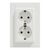 Розетка Schneider Electric ASFORA с заземлением двойная белая 16А (EPH9900121) Розетка Schneider Electric ASFORA с заземлением двойная белая 16А (EPH9900121)
