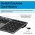 Клавиатура HP 720 Multi-Device Rechargeable Wireless/Bluetooth UA Black (9T5B1AA), изображение 2 Клавиатура HP 720 Multi-Device Rechargeable Wireless/Bluetooth UA Black (9T5B1AA), изображение 2