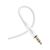 Кабель мультимедийный 3.5mm M to 3.5mm M 1.0m Silver HOCO (6931474759870), изображение 3 Кабель мультимедийный 3.5mm M to 3.5mm M 1.0m Silver HOCO (6931474759870), изображение 3