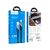 Дата кабель USB 2.0 AM to Lightning 1.2m 2.4A nylon aluminum U125 black HOCO (6942007604987), изображение 4 Дата кабель USB 2.0 AM to Lightning 1.2m 2.4A nylon aluminum U125 black HOCO (6942007604987), изображение 4