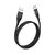 Дата кабель USB 2.0 AM to USB-C 1.2m 3A nylon aluminum with light indicator U93 black HOCO (6931474732170), изображение 2 Дата кабель USB 2.0 AM to USB-C 1.2m 3A nylon aluminum with light indicator U93 black HOCO (6931474732170), изображение 2