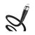 Дата кабель USB 2.0 AM to Micro 5P 1.0m 2.4A silicone X53 black HOCO (6931474738073), изображение 3 Дата кабель USB 2.0 AM to Micro 5P 1.0m 2.4A silicone X53 black HOCO (6931474738073), изображение 3