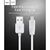 Дата кабель USB 2.0 AM to Micro 5P 2.0m 2.4A PVC X1 white HOCO (6957531042686), изображение 3 Дата кабель USB 2.0 AM to Micro 5P 2.0m 2.4A PVC X1 white HOCO (6957531042686), изображение 3