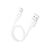 Дата кабель USB 2.0 AM to USB-C 0.25m Hyper 27W X96 white HOCO (6942007609418), изображение 2 Дата кабель USB 2.0 AM to USB-C 0.25m Hyper 27W X96 white HOCO (6942007609418), изображение 2