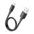 Дата кабель USB 2.0 AM to Lightning 0.25m Hyper X96 black HOCO (6942007609388), изображение 2 Дата кабель USB 2.0 AM to Lightning 0.25m Hyper X96 black HOCO (6942007609388), изображение 2