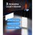Батарея универсальная Sigma X-power SI20A9QLX 20000mAh, PD/100W, LED, flashlight, cable 100w, black (4827798877814), изображение 10 Батарея универсальная Sigma X-power SI20A9QLX 20000mAh, PD/100W, LED, flashlight, cable 100w, black (4827798877814), изображение 10