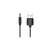 Кабель питания USB to DC 3.5mm 5V 1.0m 2.0A black Vention (CEXBF), изображение 2 Кабель питания USB to DC 3.5mm 5V 1.0m 2.0A black Vention (CEXBF), изображение 2