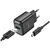 Зарядное устройство HOCO C140A Smart USB QC3.0 + USB to cable Micro Black (6942007627801), изображение 3 Зарядное устройство HOCO C140A Smart USB QC3.0 + USB to cable Micro Black (6942007627801), изображение 3