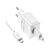 Зарядное устройство HOCO C106A Leisure USB + cable USB to Micro 5P 10.5W White (6931474783905), изображение 4 Зарядное устройство HOCO C106A Leisure USB + cable USB to Micro 5P 10.5W White (6931474783905), изображение 4