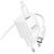 Зарядное устройство HOCO C146A Charm USB-C PD20W + cable USB-C to USB-C White (6942007630269), изображение 5