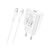 Зарядное устройство HOCO N22 Jetta USB-C PD25W + cable USB-C to Lightning White (6931474760074), изображение 2 Зарядное устройство HOCO N22 Jetta USB-C PD25W + cable USB-C to Lightning White (6931474760074), изображение 2