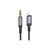 Кабель мультимедійний Lightning to 3.5mm M 1.0m grey BOROFONE (6941991118975) Кабель мультимедійний Lightning to 3.5mm M 1.0m grey BOROFONE (6941991118975)