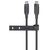 Дата кабель USB-C to USB-C 0.9m 240W 20Gbps 4K Video bio-nylon black Anker (A80N1H11) Дата кабель USB-C to USB-C 0.9m 240W 20Gbps 4K Video bio-nylon black Anker (A80N1H11)