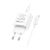 Зарядное устройство HOCO C76A Pro Majestic USB-C PD30W + cable USB-C to USB-C White (6942007616324), изображение 6 Зарядное устройство HOCO C76A Pro Majestic USB-C PD30W + cable USB-C to USB-C White (6942007616324), изображение 6