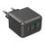 Зарядное устройство HOCO CS14A Ocean 1xUSB-C PD20W + 1xUSB QC3.0 Black (6942007603898), изображение 5 Зарядное устройство HOCO CS14A Ocean 1xUSB-C PD20W + 1xUSB QC3.0 Black (6942007603898), изображение 5