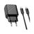 Зарядное устройство HOCO CS22A Value USB-C PD30W + cable USB-C to USB-C Black (6942007609937), изображение 2 Зарядное устройство HOCO CS22A Value USB-C PD30W + cable USB-C to USB-C Black (6942007609937), изображение 2