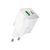 Зарядное устройство HOCO N41 Almighty 1xUSB-C PD20W + 1xUSB QC3.0 White (6942007617031), изображение 2 Зарядное устройство HOCO N41 Almighty 1xUSB-C PD20W + 1xUSB QC3.0 White (6942007617031), изображение 2