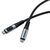 Дата кабель USB-C to USB-C 1.2m with display 100W black Verbatim (31848), зображення 2 Дата кабель USB-C to USB-C 1.2m with display 100W black Verbatim (31848), зображення 2
