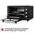 Электропечь Perfelli CLASSIC 37 BLACK, изображение 6 Электропечь Perfelli CLASSIC 37 BLACK, изображение 6
