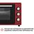 Електропіч Perfelli MIRAGE 37 RED, зображення 3 Електропіч Perfelli MIRAGE 37 RED, зображення 3