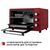 Електропіч Perfelli MIRAGE 37 RED, зображення 6 Електропіч Perfelli MIRAGE 37 RED, зображення 6