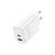 Зарядное устройство BOROFONE BN10 Sunlight 1xUSB-C PD65W + 1xUSB-A White (6974443388190), изображение 3 Зарядное устройство BOROFONE BN10 Sunlight 1xUSB-C PD65W + 1xUSB-A White (6974443388190), изображение 3