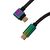 Дата кабель USB-C + USB A to USB-C 1.08m Premium Coiled Aviator black Keychron (CAB7_KEYCHRON), изображение 2 Дата кабель USB-C + USB A to USB-C 1.08m Premium Coiled Aviator black Keychron (CAB7_KEYCHRON), изображение 2