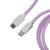 Дата кабель USB-C + USB A to USB-C 1.36m Coiled Aviator purple Keychron (CAB17_KEYCHRON), изображение 2 Дата кабель USB-C + USB A to USB-C 1.36m Coiled Aviator purple Keychron (CAB17_KEYCHRON), изображение 2
